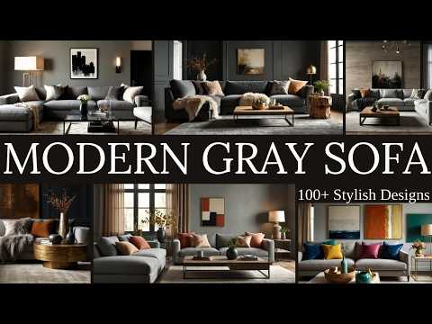 100+ Modern Living Room Ideas with a Gray Sofa | Stylish & Versatile Designs