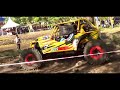 Detik detik Mobil offroad modfikasi 4wd terjungkal saat beraksi