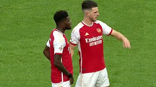 Thomas Partey \& Declan Rice Together In Midfield