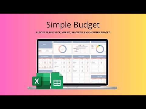Budget Spreadsheet Tutorial 2026 | Easy Excel & Google Sheets Monthly Budget Tracker for Beginners!!