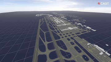 CAST Aircraft - Simulation of Paris Charles de Gaulle Airport (CDG)