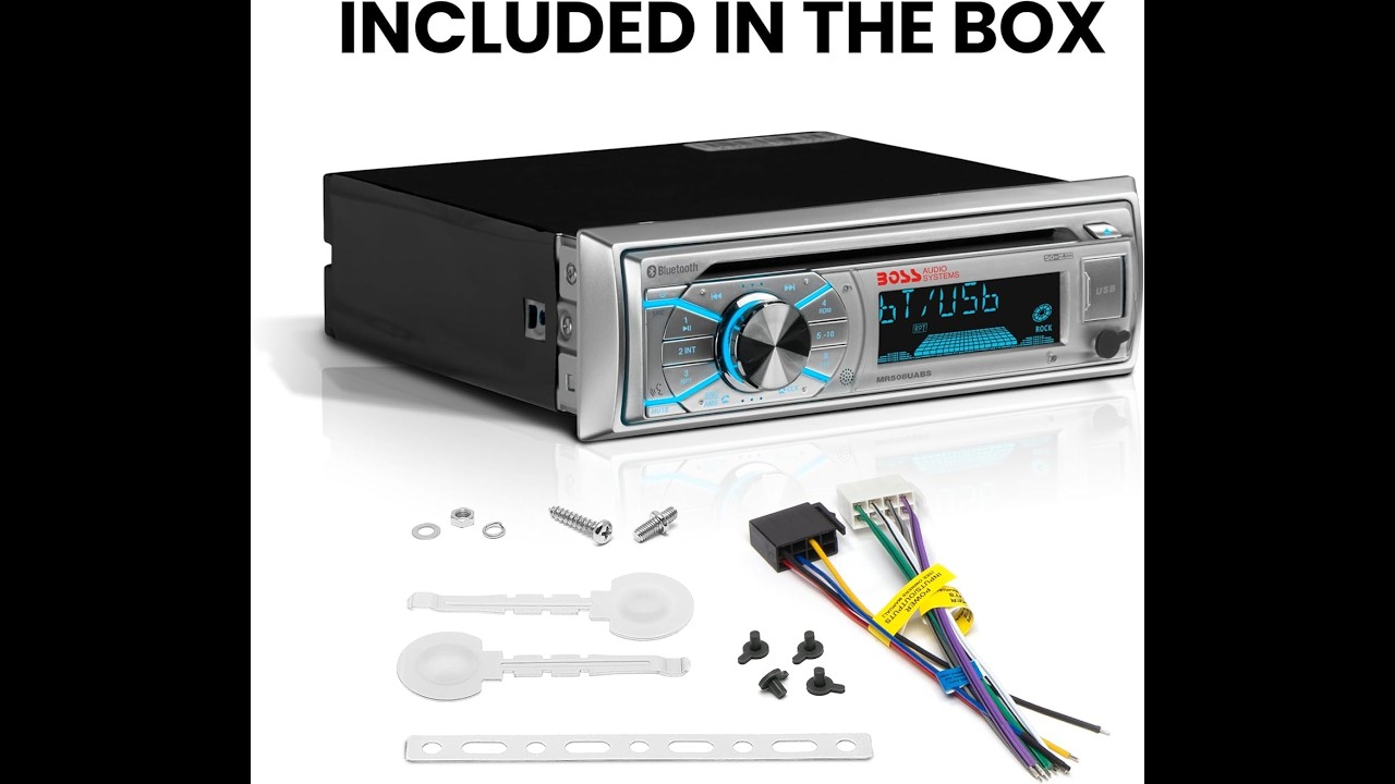 BOSS BV6658B 2-ZONE 200W BLUETOOTH/DVD/MP3/CD/AM/FM RECEIVER w/REMOTE