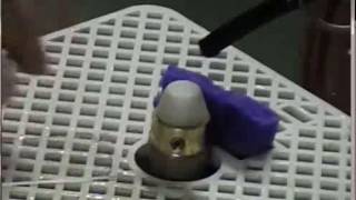 Arch Memory Glass with Gryphon Glass Grinder - Soldered Glass Pendants |  angle die grinder