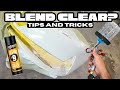 Can you blend automotive clear coat?