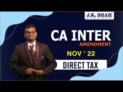 CA Inter | November 2022 | Direct Tax | Statutory updates | Hindi + English