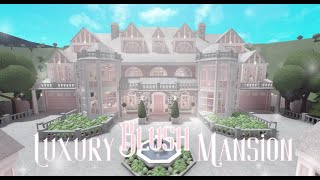 Bloxburg | Luxury Blush Mansion | All Game Pass| Speed Build