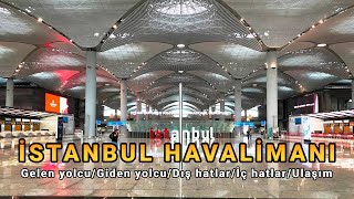 İstanbul Havalimanı Gezi Gelen Yolcugiden Yolcudış Hatlari̇ç Hatlarulaşım Katımetro Gezdik