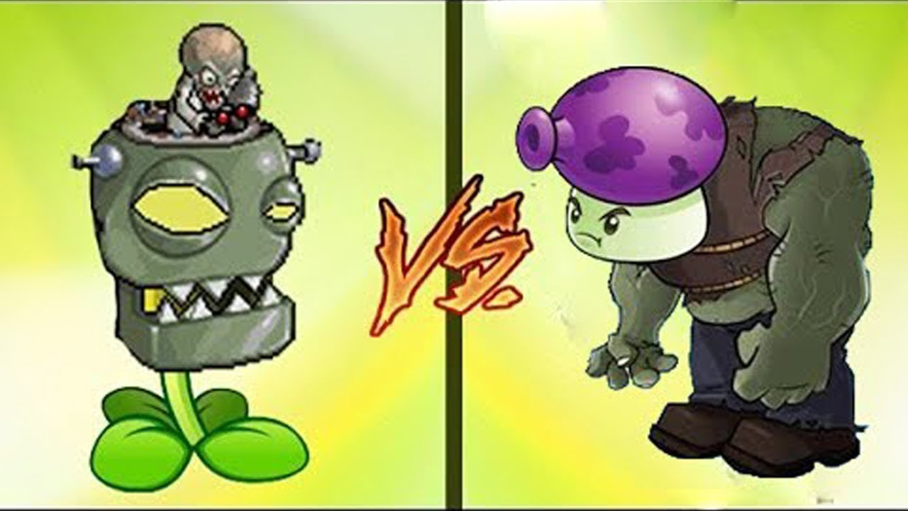 Plants vs Zombies All Pea Mod vs Fume shroom vs Gargantuar Mod - YouTube
