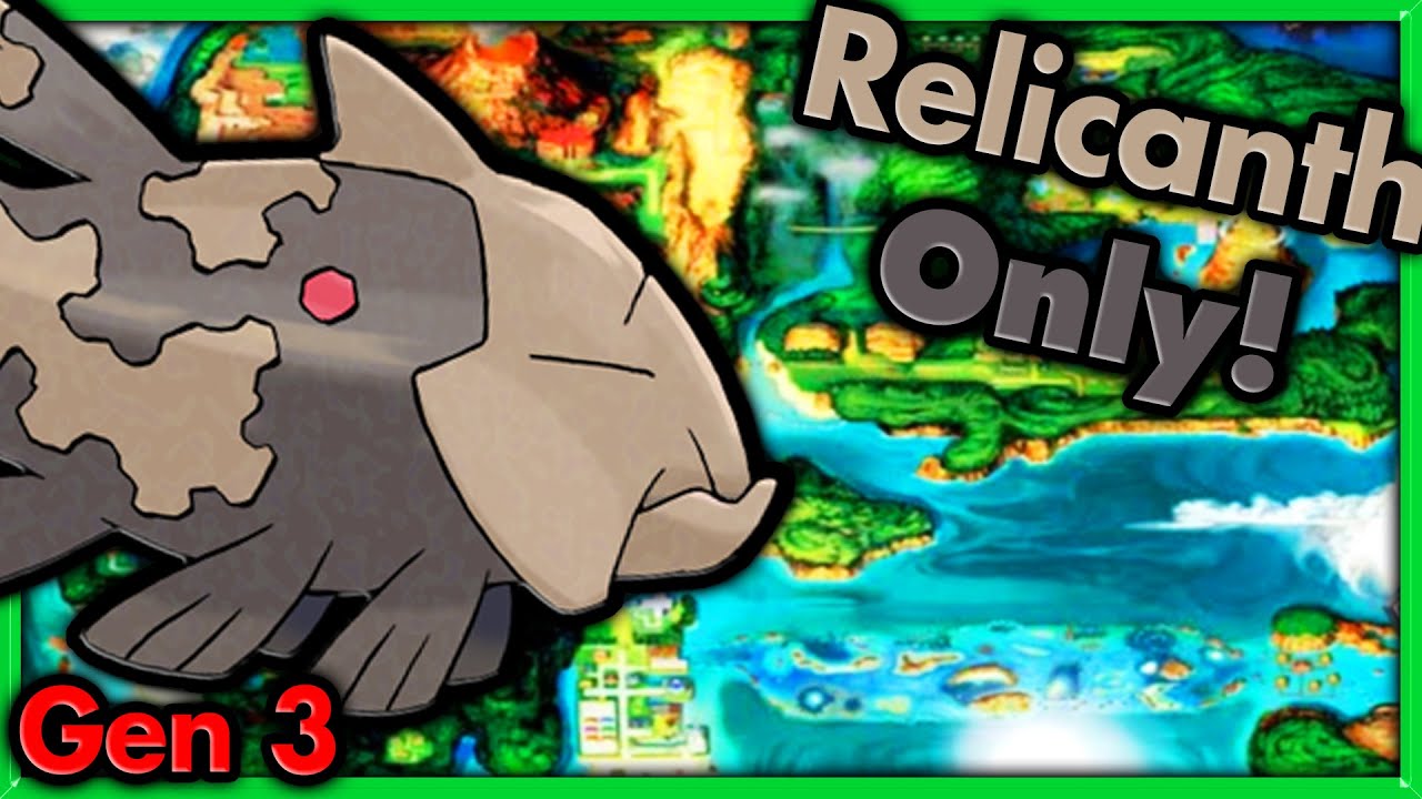 Can I Beat Pokemon Emerald with ONLY Relicanth? 🔴 Pokemon Challenges ► NO ITEMS IN BATTLE