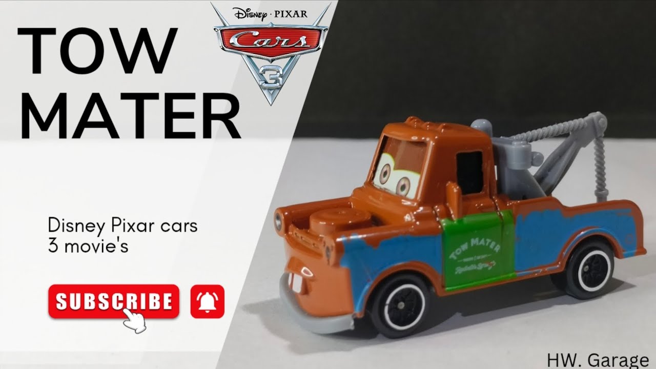 Disney Pixar cars tow mater full diecast car| car's 3 movie 6 pack's only 350🤑| full review ♥️👍🏻