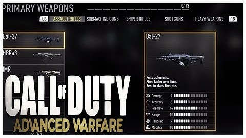 Advanced Warfare Gameplay! BEST CLASS SETUP - "BAL-27" (BEST GUN) - Call of Duty: Advanced Warfare