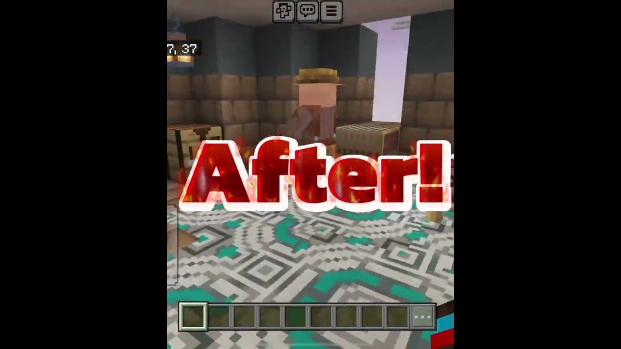 Restored Trail ruins Minecraft before-after