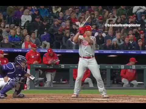 JT Realmuto Home Run Swing - 2019 HR #3 