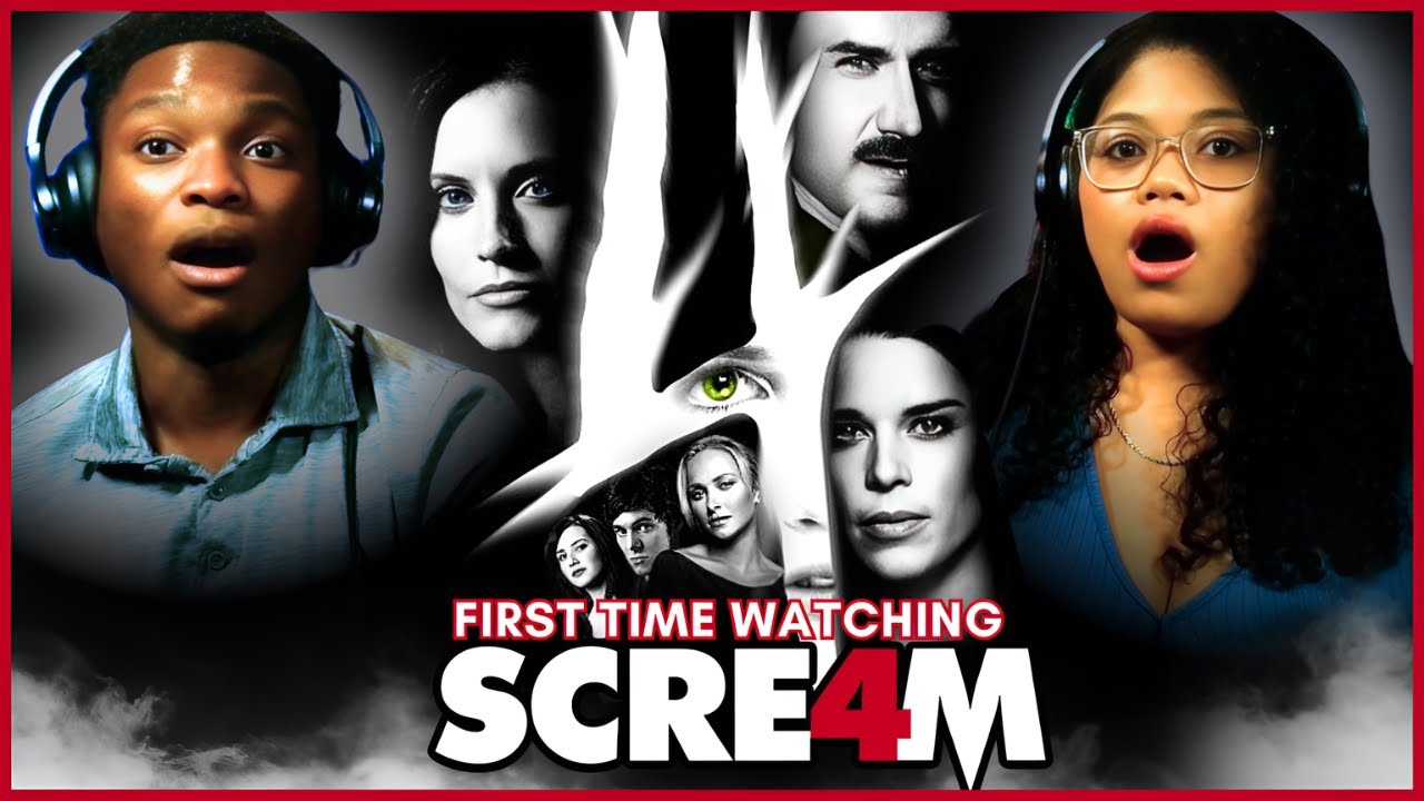 Scream 4 (2011)| THE ENDING HAD US SHOOK! | First Time Watch | Movie Reaction & Review