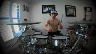 Low (Travis Barker Remix)  Flo Rida ft. TPain (VDrums Drum Cover GoPro)