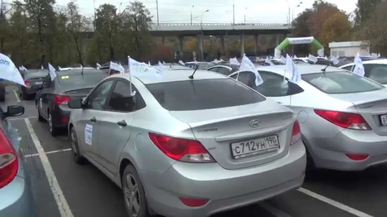 150 Солярисов приняло участие в автопробеге Hyundai Eco Drive Day
