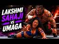 Umaga Vs Lakshmi Sahaji || Umaga Went Completely WILD 🔥|| WWE 2k22