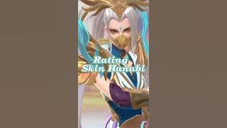 Rating Semua Skin Hanabi #shorts #mobilelegends #mlbb