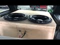 2 Deaf Bonce 15s in Kerfed Ported Box