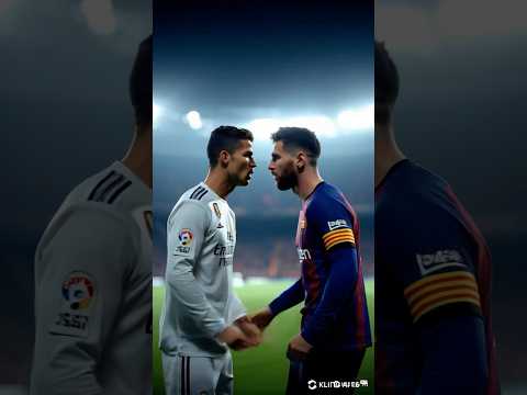 RONALDO AND MESSI KISSING 😙 #shorts