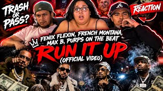 Fenix Flexin, French Montana, Max B, Purps On The Beat - Run It Up (Official Video) REACTION 