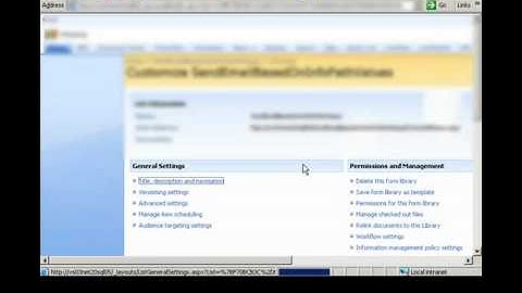 Send_an email from SharePoint_using_InfoPath_form_values.mp4