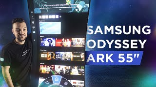 Монитор Samsung Odyssey Ark S55BG970NI | Жан-Жақ Обзор | 55-дюймовый монитор