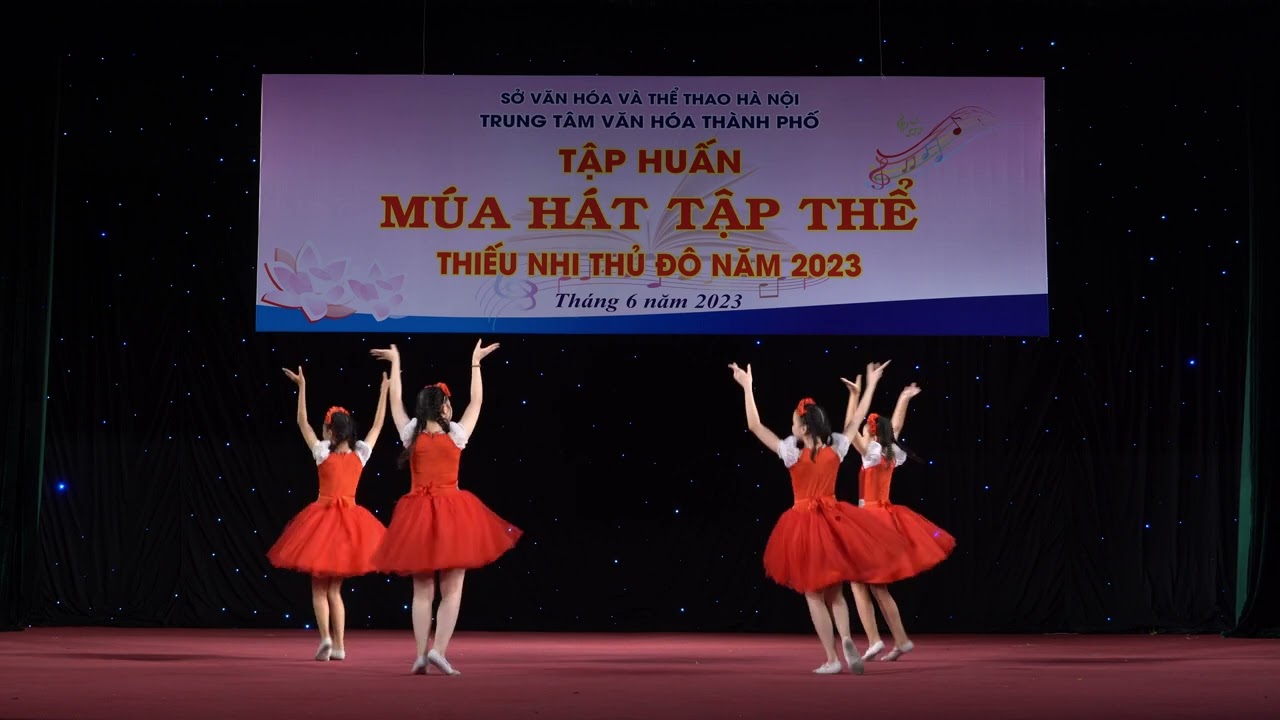 Hà Nội Thủ đô em mến yêu | Múa mẫu Tập huấn hè 2023 | Nhạc và lời : Thuy My | Hoà âm : Tư Dung