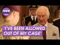 King jokes hes been allowed out of his cage to visit army training base