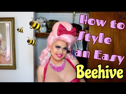 HOW TO STYLE AN EASY BEEHIVE | EASY DRAG HAIR STYLES | JAYMES MANSFIELD