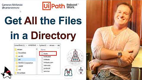 Get All Files in a Directory with UiPath Directory.GetFiles Example