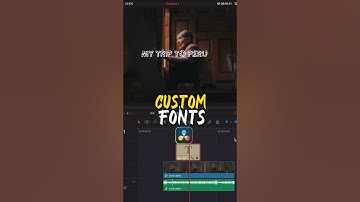 How to install custom fonts in DaVinci Resolve #videoeditingsoftware #tutorial #davinciresolve