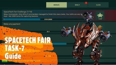 WAR ROBOTS SPACETECH FAIR EVENT || TASK-7 || GUIDE