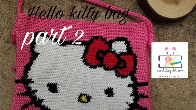 TAPESTRY HELLO KITTY BAG part 1, #hellokitty #crochetbag