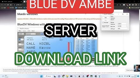 BLUE DV AMBER SERVER - SOFTWARE LINK