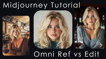 The Secret to better MidJourney Characters - Edit vs Omni Reference