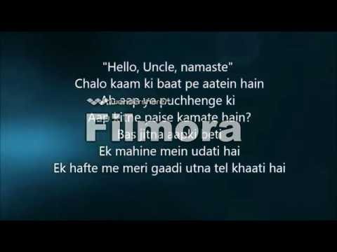 Love dose karoke with Lyrics