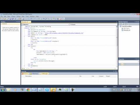 Visual Basic Tutorial 3: Control Your Application From A WebSite