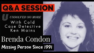 Brenda Condon Missing Person Case Discussion With Renowned Cold Case Detective Ken Mains