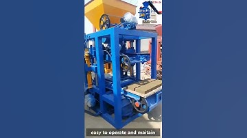 4 24 semi automatic  block brick making machine