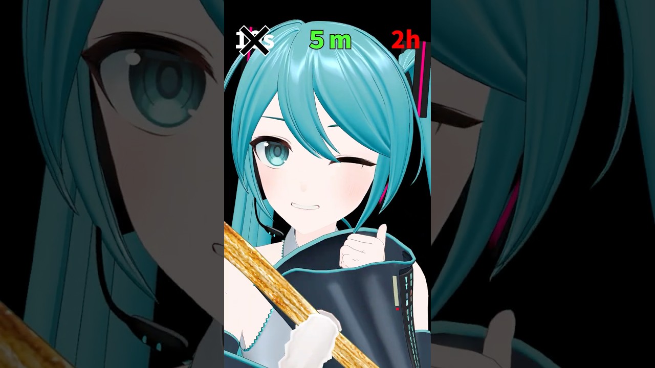 The Challenge of Frying Green Onions in Oil #初音ミク #vocaloid #ボカロ