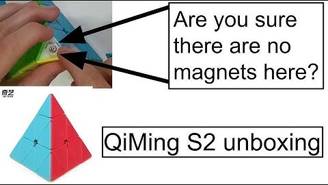 Are you sure there are no magnets? | QiYi QiMing S2 Pyraminx unboxing