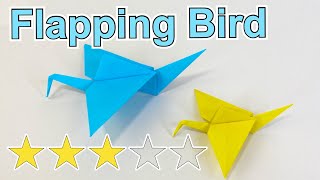 How to make Origami Flapping bird 〜羽ばたく鳥〜  | DIY Easy Origami Paper Folding