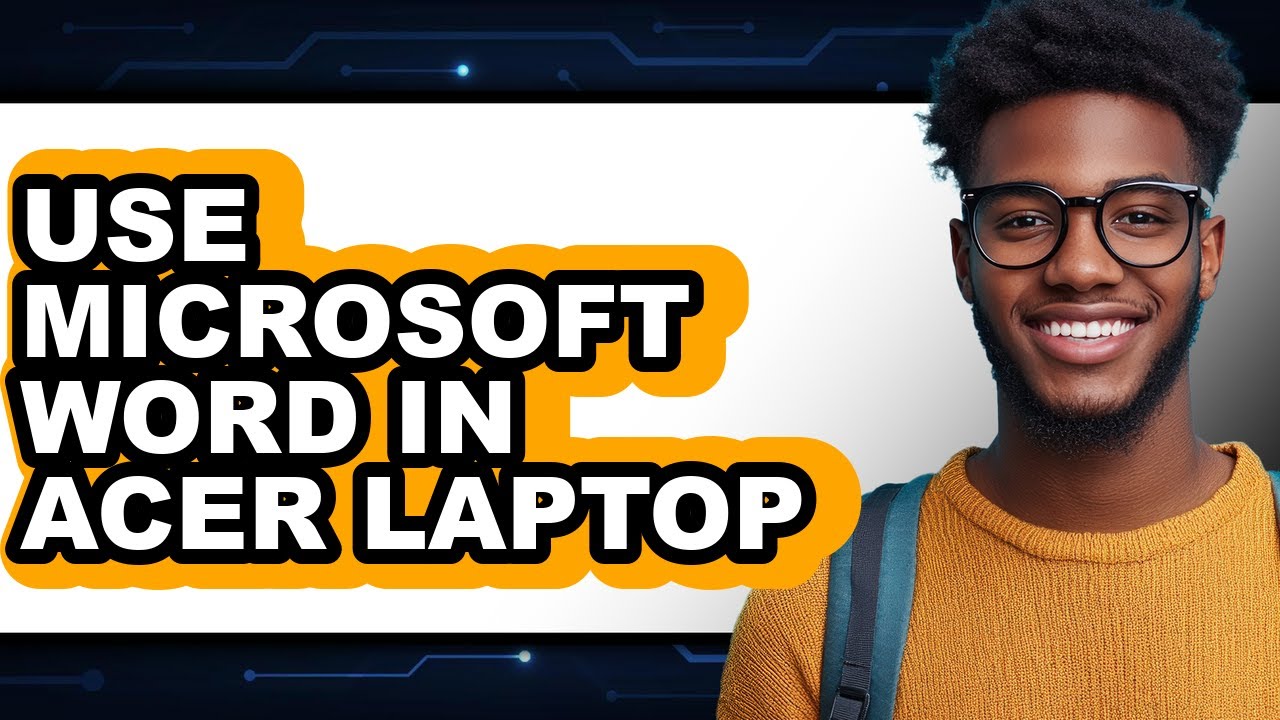 How to Use Microsoft Word in Acer Laptop - Step by Step - YouTube