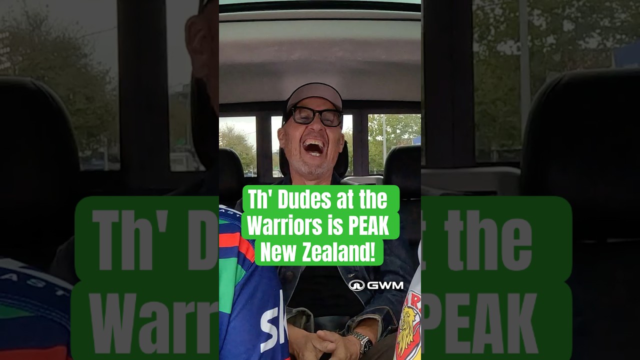 Th' Dudes at the Warriors is PEAK New Zealand!