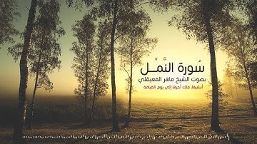 سورة النمل بصوت ماهر المعيقلي   An-Naml