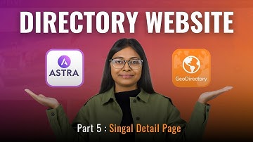 #5 Single Details | How to Create a Directory Website Using Astra Theme and GeoDirectory