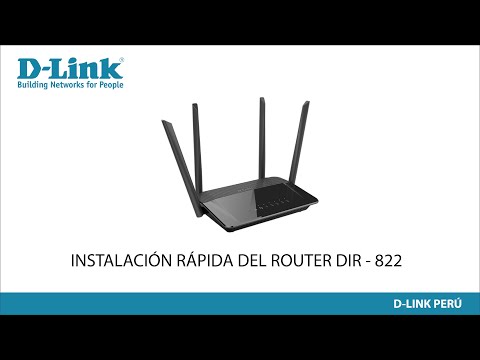 Instalación Rápida del Router D-LINk DIR - 822