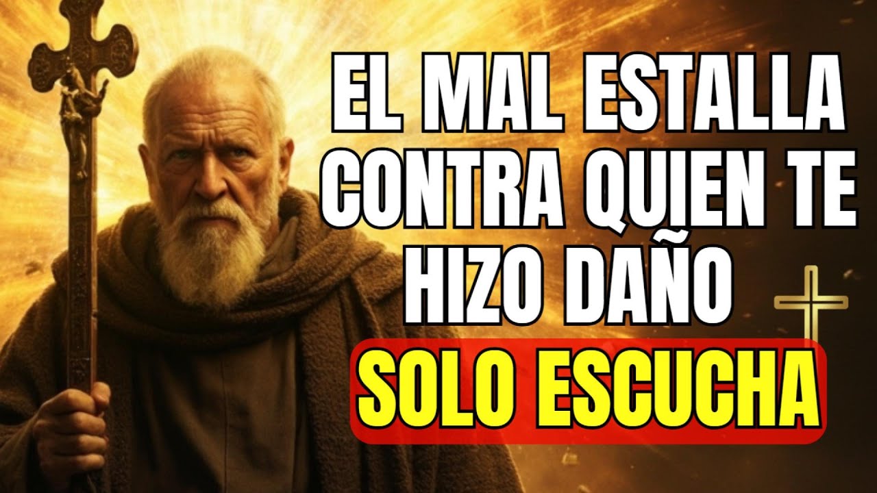 ✝️ Oración Explosiva a San Benito El Mal Estalla contra tu Enemigo 🙏