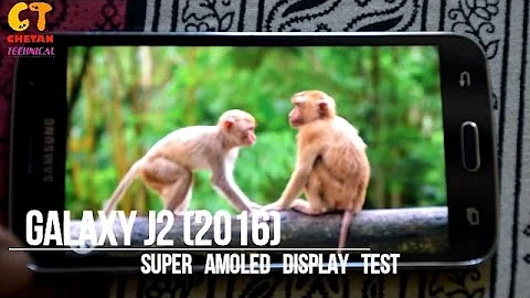 Galaxy J2 (2016) - HD Super AMOLED Display Test | Chetan Technical
